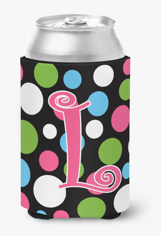 Monogram Letter Can or Bottle Hugger - 705332002554