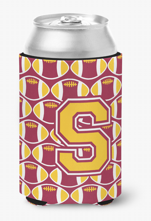 Letter Football Can or Bottle Hugger - 638508282705