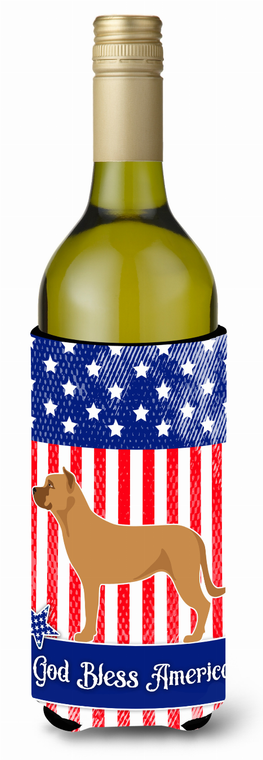 American Flag and Dog Wine Bottle Hugger - 638508987136