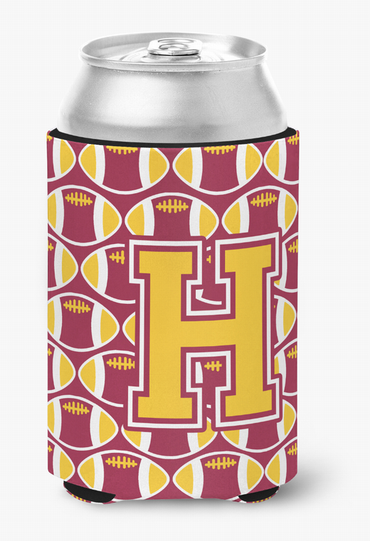 Letter Football Can or Bottle Hugger - 638508282590