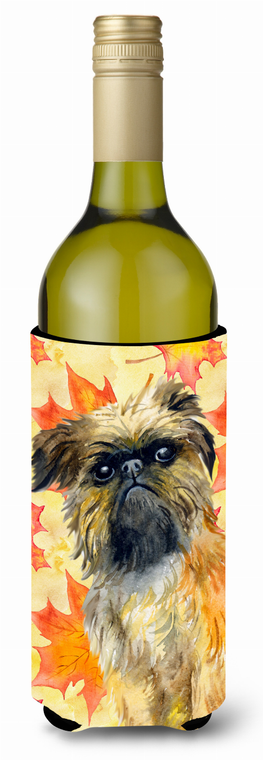 Dog with Fall Design Wine Bottle Hugger - 652259175123