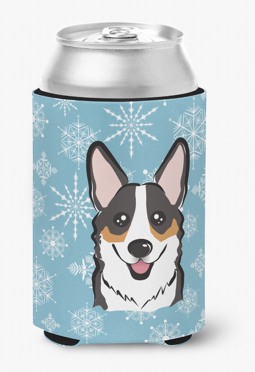 Snowflake Dog Design Can or Bottle Hugger - 638508107893