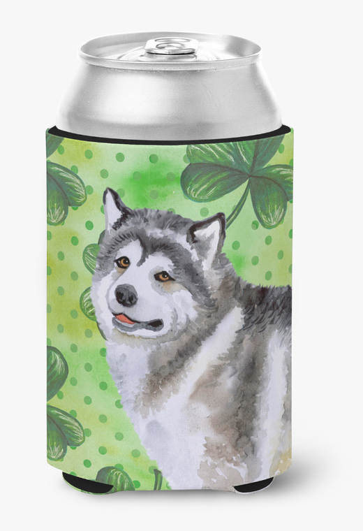 St Patrick's With Dog Can or Bottle Hugger - 652259205486