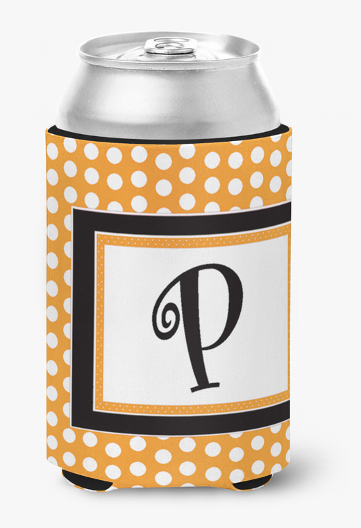 Monogram Letter Can or Bottle Hugger - 705332001359