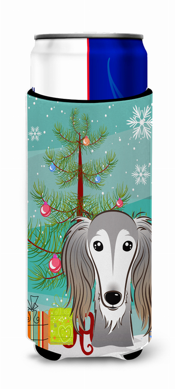 Christmas Tree and Dog Ultra Hugger for slim cans - 638508105776