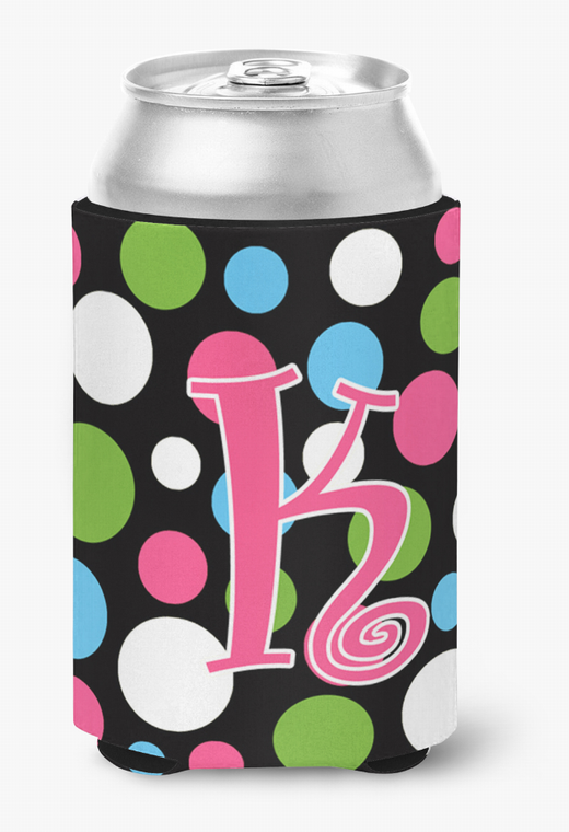 Monogram Letter Can or Bottle Hugger - 705332002547
