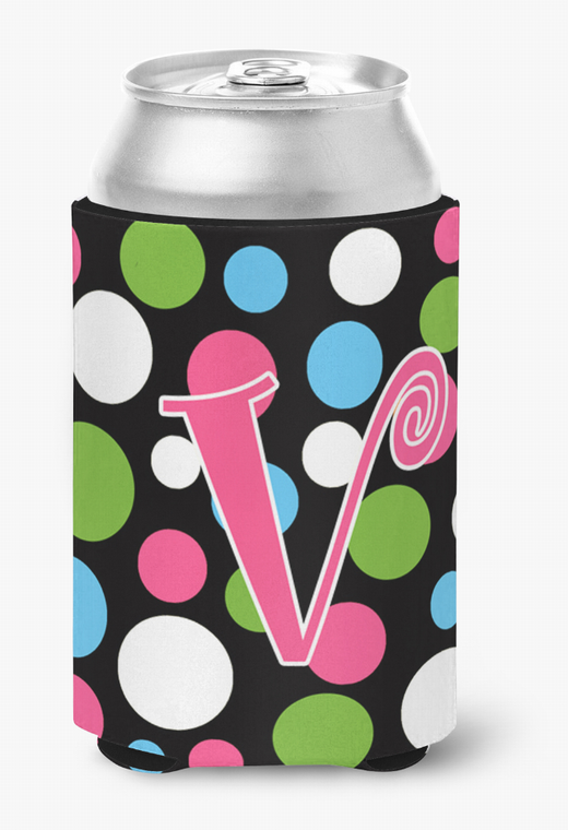 Monogram Letter Can or Bottle Hugger - 705332002653