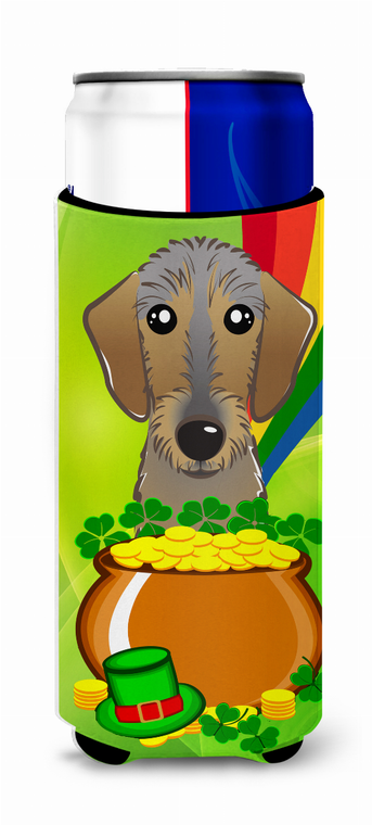 Dog St. Patrick's Day Design Ultra Hugger for slim cans - 638508202048