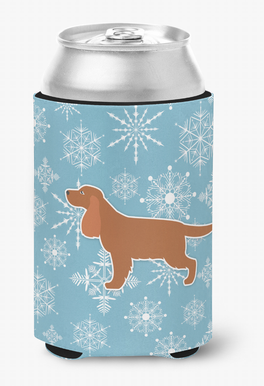 Winter Snowflake Dog Design Can or Bottle Hugger - 638508504951