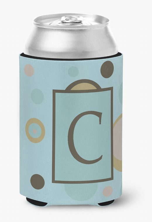 Monogram Letter Can or Bottle Hugger - 617375997325