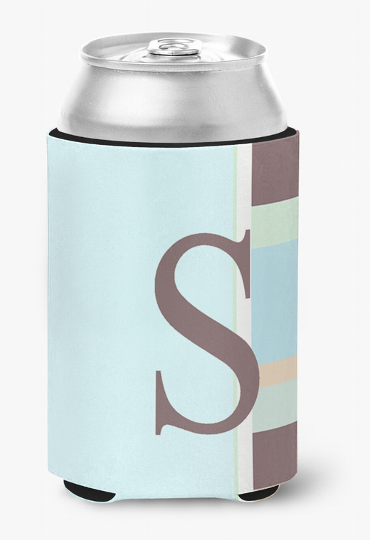 Monogram Letter Can or Bottle Hugger - 617375996007