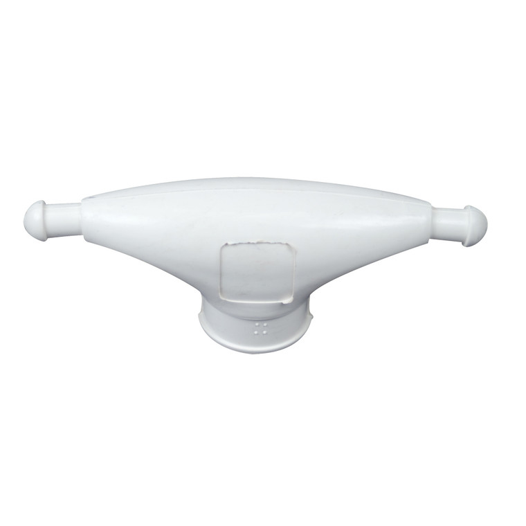Whitecap Rubber Spreader Boot - Pair - Medium - White - 725060920111