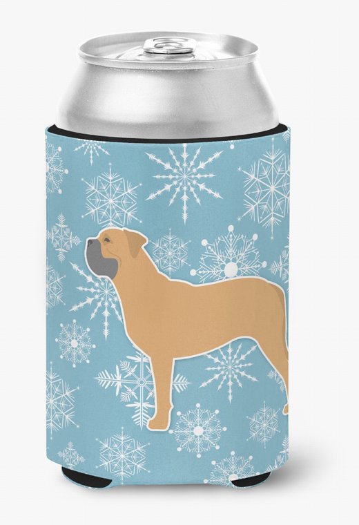 Winter Snowflake Dog Design Can or Bottle Hugger - 638508505545
