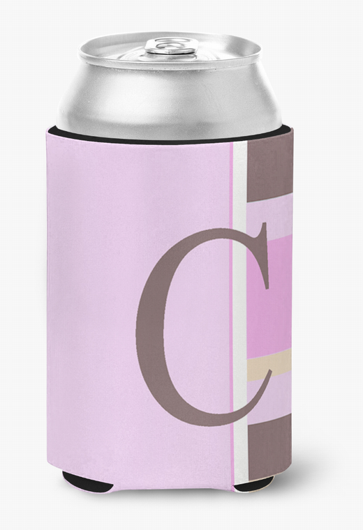 Monogram Letter Can or Bottle Hugger - 617375996342