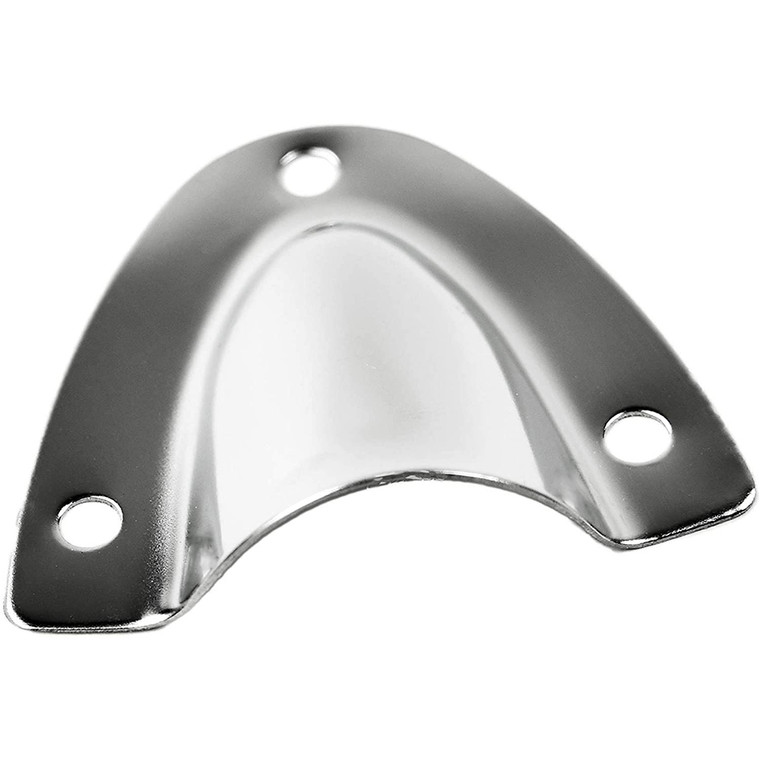 Whitecap Clam Shell Midget Vent 1-1/2" x 1-3/4" - 725060138813