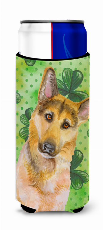 Dog with St Patrick's Design Ultra Hugger for slim cans - 652259168408