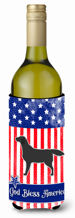 American Flag and Dog Wine Bottle Hugger - 638508496966