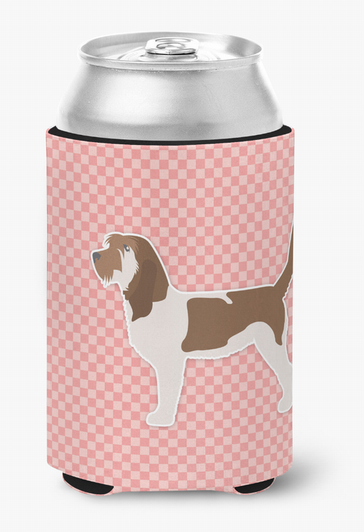 Dog Profile Checkerboard Can or Bottle Hugger - 638508505736