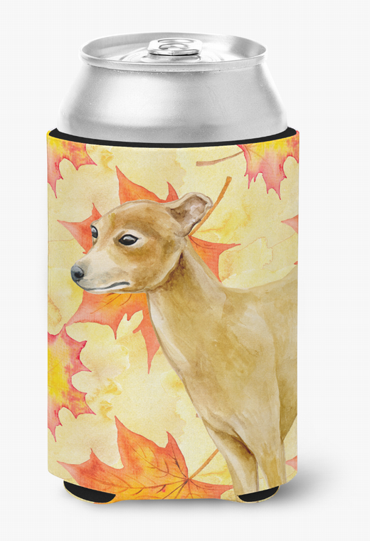 Dog With Fall Design Can or Bottle Hugger - 652259206957