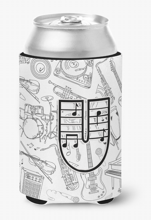 Musical Note Letters Can or Bottle Hugger - 615872969432