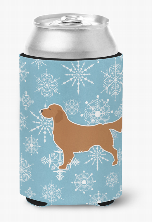 Winter Snowflake Dog Design Can or Bottle Hugger - 638508504876