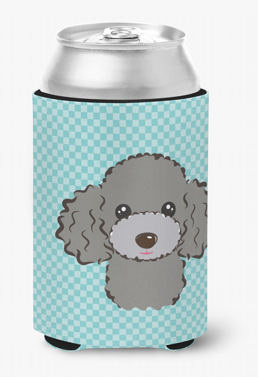 Dog Face Checkerboard Can or Bottle Hugger - 615872892907