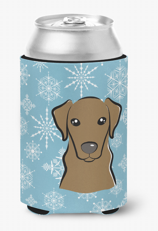 Snowflake Dog Design Can or Bottle Hugger - 638508107688