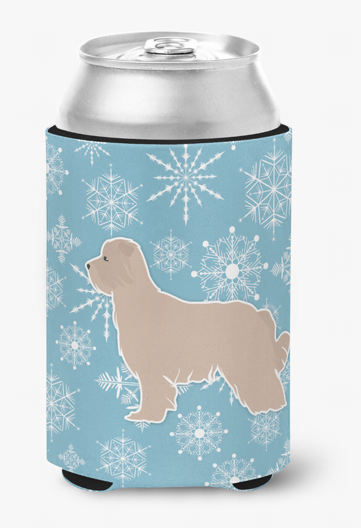 Winter Snowflake Dog Design Can or Bottle Hugger - 638508505019