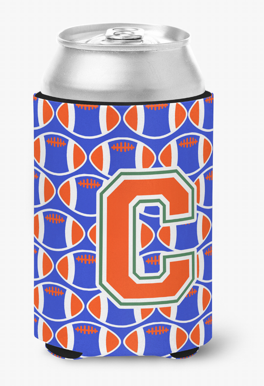 Letter Football Can or Bottle Hugger - 638508283061