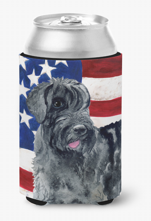 Patriotic With Dog Can or Bottle Hugger - 652259203963