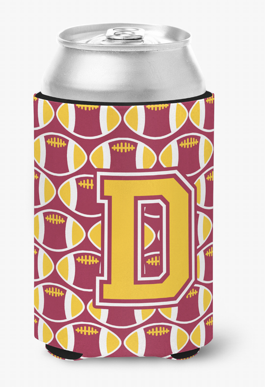 Letter Football Can or Bottle Hugger - 638508282552