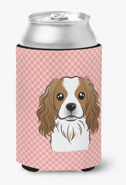 Dog Face Checkerboard Can or Bottle Hugger - 615872893171