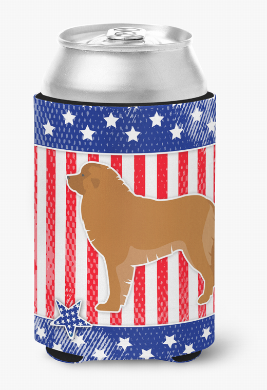 USA Patriotic Dog Design Can or Bottle Hugger - 638508504418
