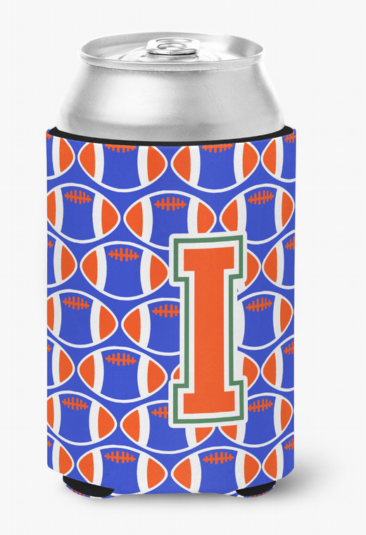 Letter Football Can or Bottle Hugger - 638508283122