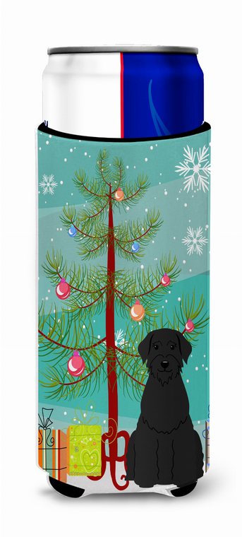 Merry Christmas Tree Dog Ultra Hugger for slim cans - 638508542724