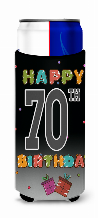 Happy Birthday Ultra Hugger for slim cans - 638508062901
