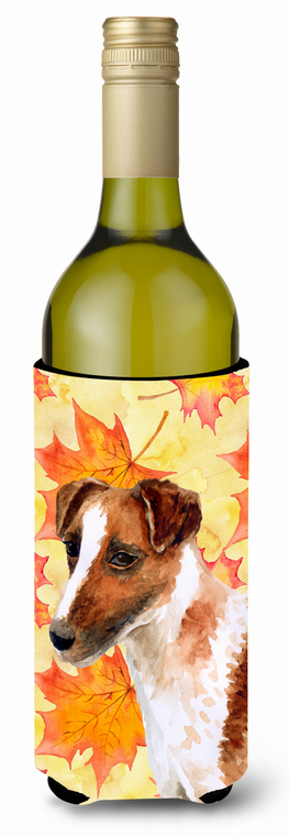Dog with Fall Design Wine Bottle Hugger - 652259174720