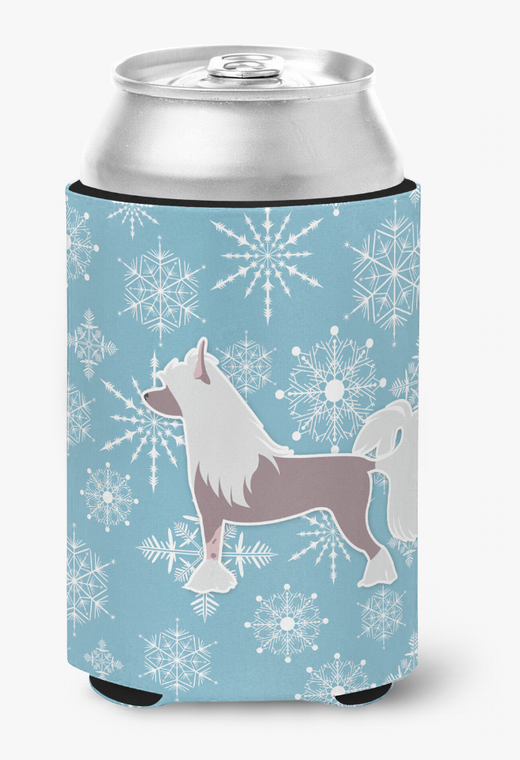 Winter Snowflake Dog Design Can or Bottle Hugger - 638508505262