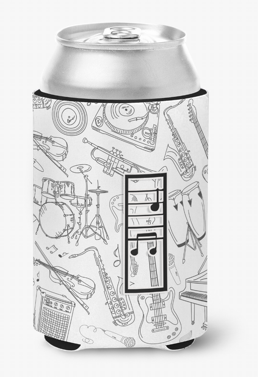 Musical Note Letters Can or Bottle Hugger - 615872969319
