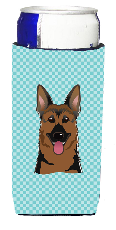 Checkerboard Design with Dog Ultra Hugger for slim cans - 615872915361