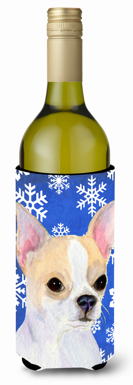 Christmas Dog Art Wine Bottle Hugger - 615872718610