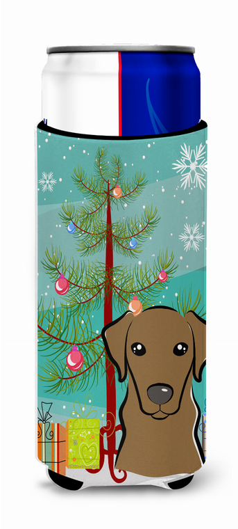 Christmas Tree and Dog Ultra Hugger for slim cans - 638508105820