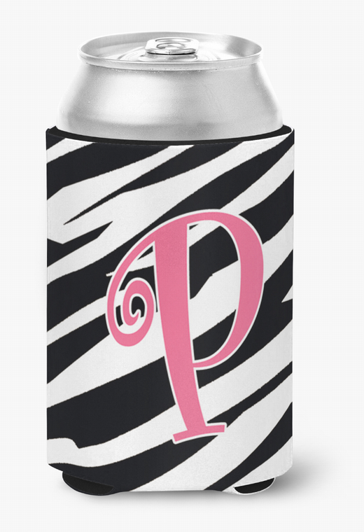 Monogram Letter Can or Bottle Hugger - 705332002349