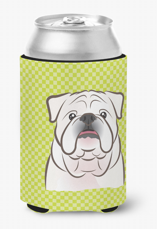 Dog Face Checkerboard Can or Bottle Hugger - 615872893751