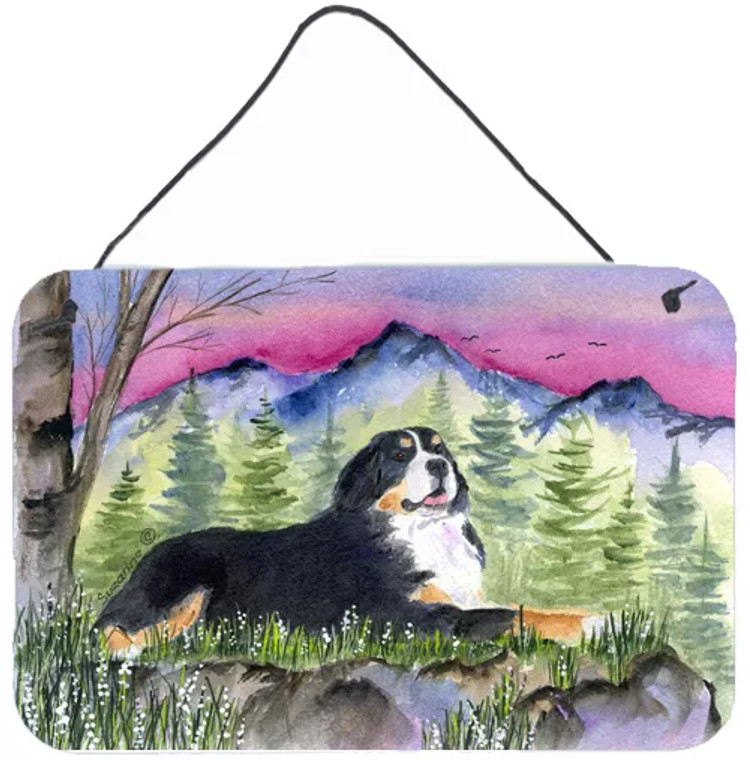 Bernese Mountain Dog Art Wall or Door Hanging Prints - 615872631537