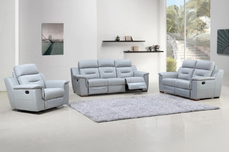 Homeroots Furniture Gray Sofa Set, Contemporary Design, 200 inches x 123 inches x 123 inches