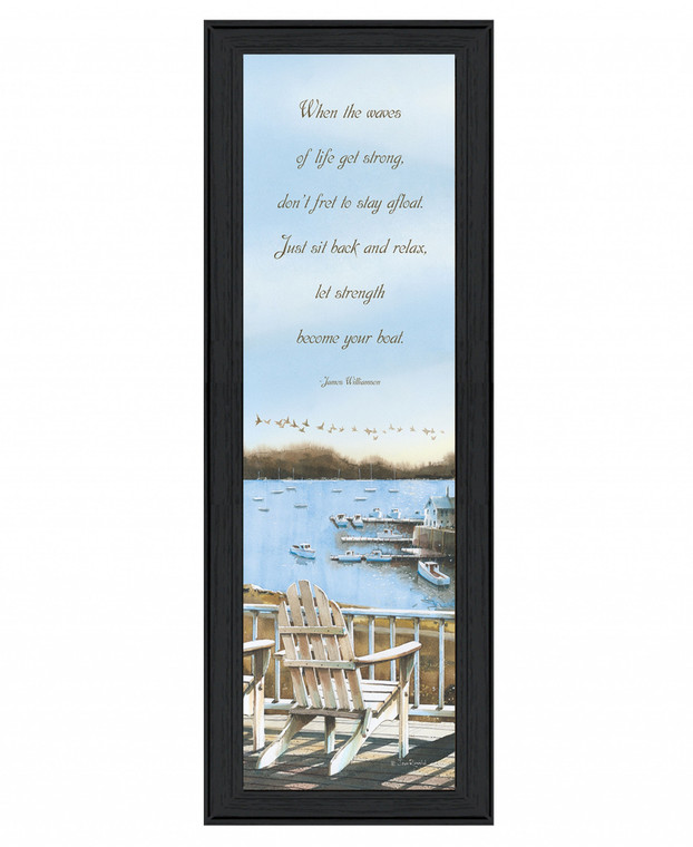 Strength 3 Black Framed Print Wall Art - 606114048848