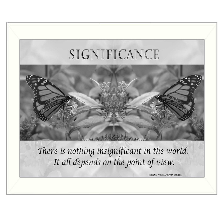 Significance 6 White Framed Print Wall Art - 606114159148