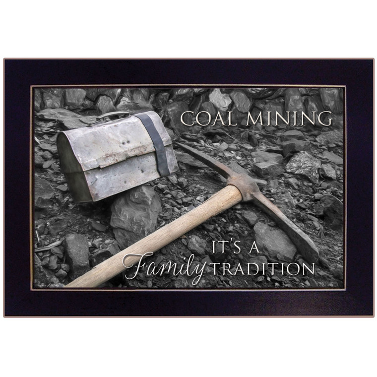 Coal Mining 1 Black Framed Print Wall Art - 606114072867