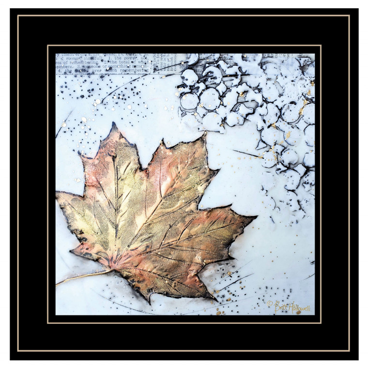 Channeling Fall 1 Black Framed Print Wall Art - 606114070795
